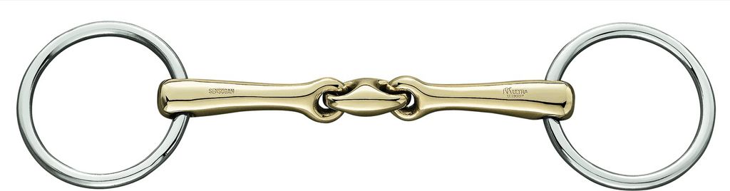 Sprenger KK ULTRA Unterlegtrense 16 mm doppelt gebrochen Sensogan, Größe:145 mm