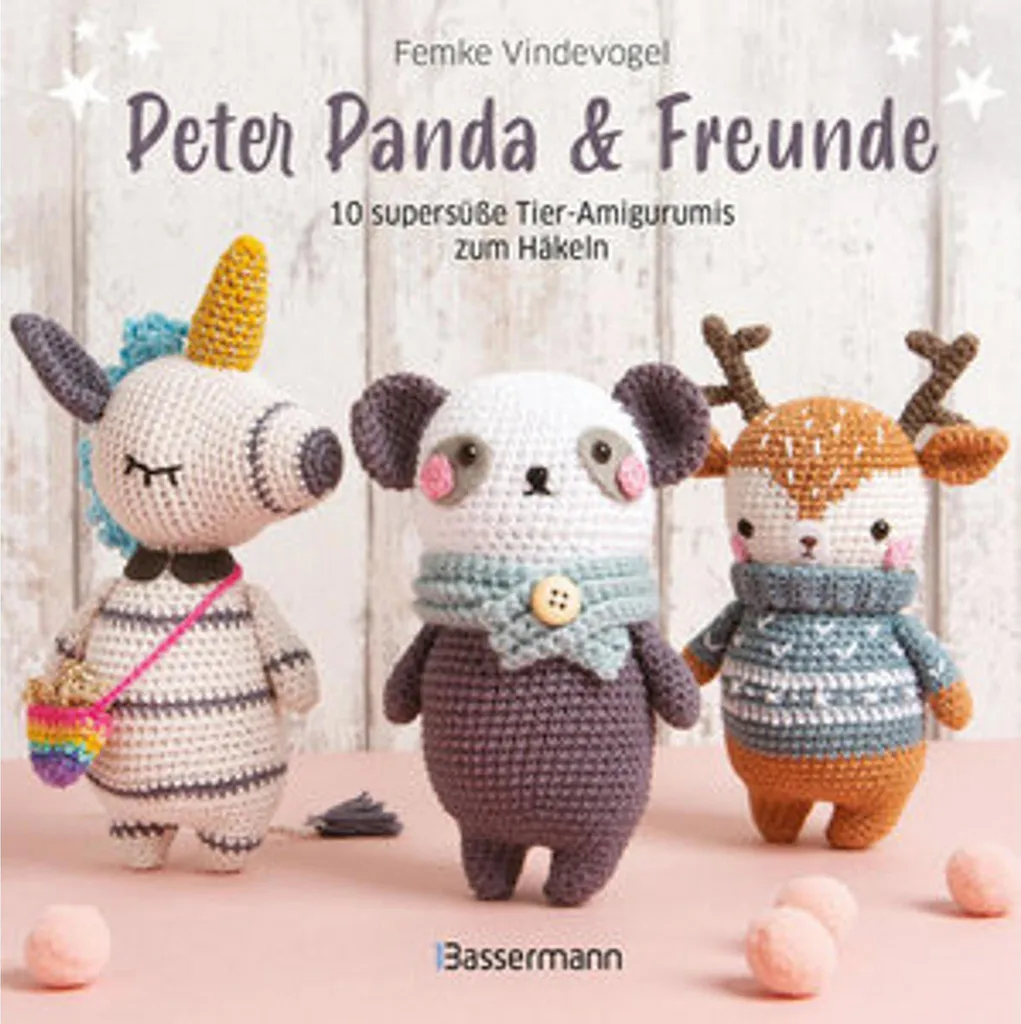 Livre de crochet amigurumis : 10 modèles d'animaux Peter Panda & amis