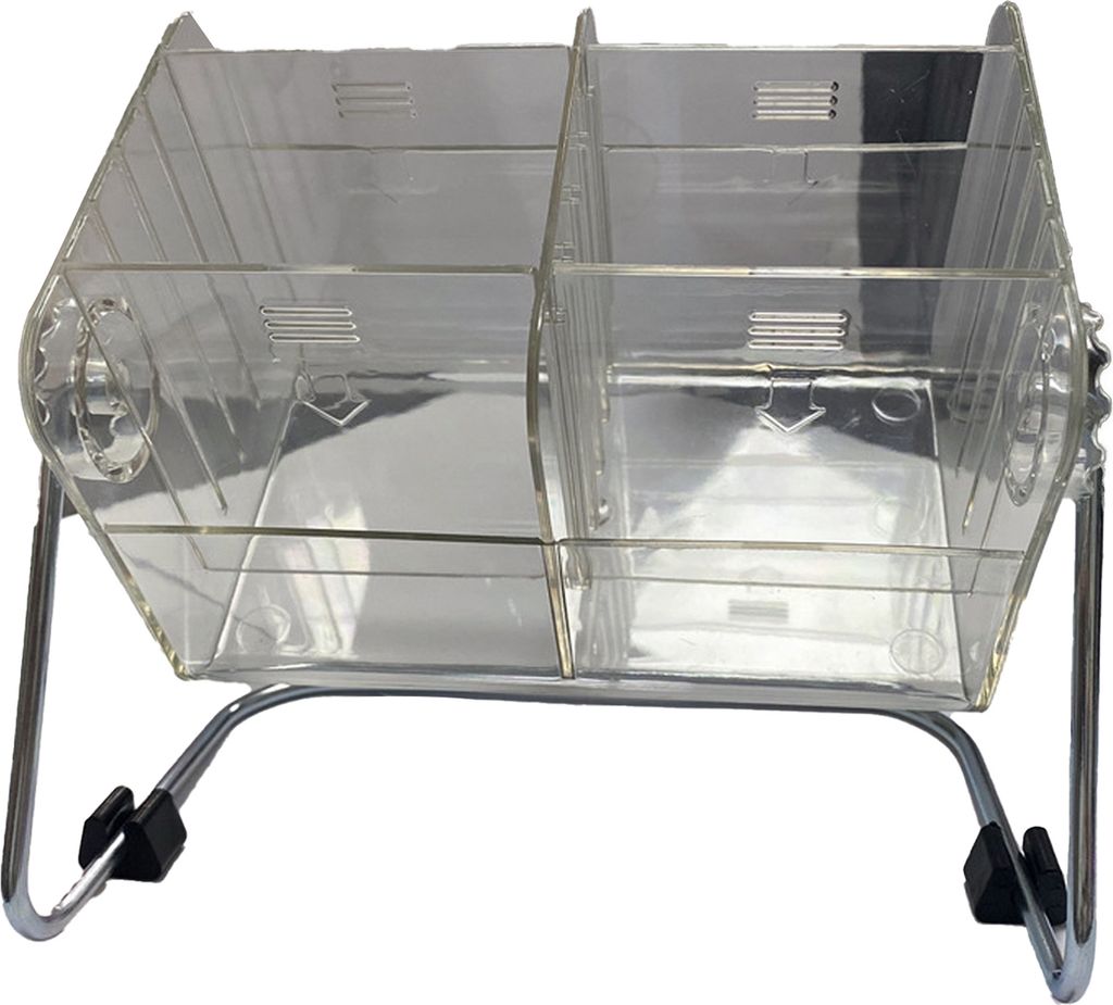 Aufbewahrungsbox für Kleinigkeiten, transparent und sichtbar, große Kapazität, 360 Grad drehbar, bequeme Reinigung, moderne Aufbewahrung, weit v...