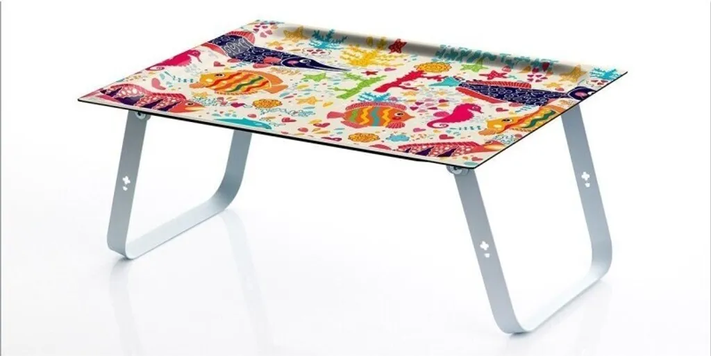 Vassoio HOLA Don Hierro: Design Moderno e Gambe Pieghevoli Grigio