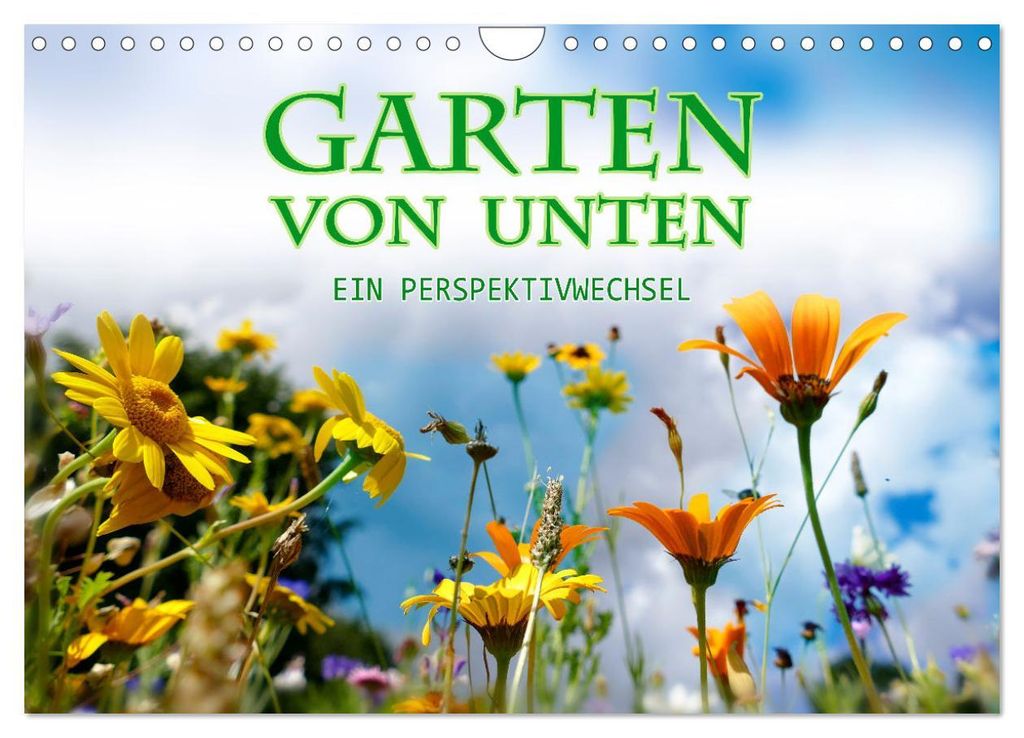 Garten von unten. Ein Perspektivwechsel (Wandkalender 2027 DIN A4 quer), CALVENDO Monatskalender