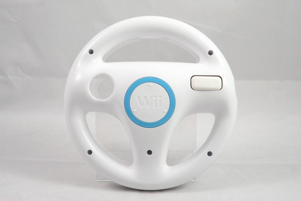 Original Nintendo Mario Kart Wii Lenkrad / Wheel Weiß Produktbild 3
