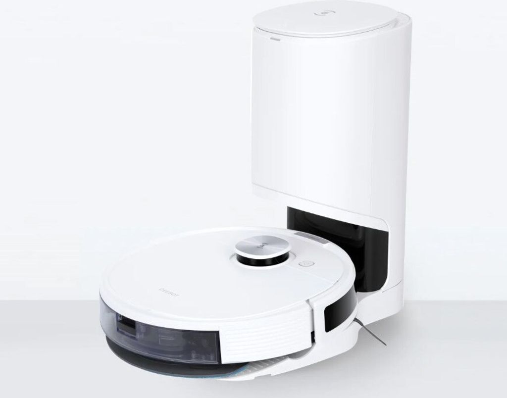 Ecovacs Deebot N10 Plus, Schwarz, Weiß, Rund, Staubbeutel, Produktbild 