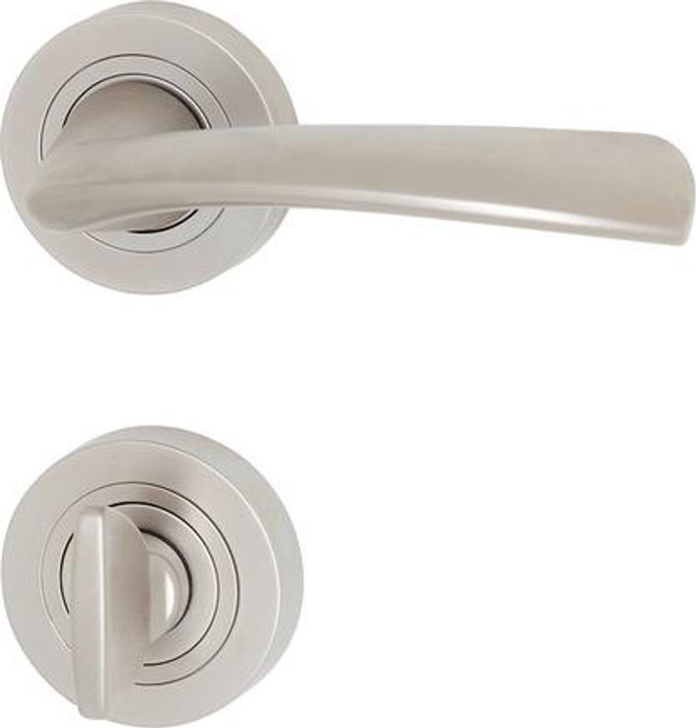 Würth Türdrücker Zinkdruckguss Wohn- Privatbereich TD-ZD41-ROS-WC-(NI)-MATT 0687171411