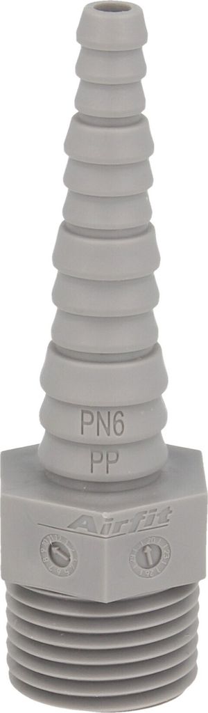 Airfit slangstuk 1" AG, DN 8-27 mm, gemaakt van PP Productafbeelding 