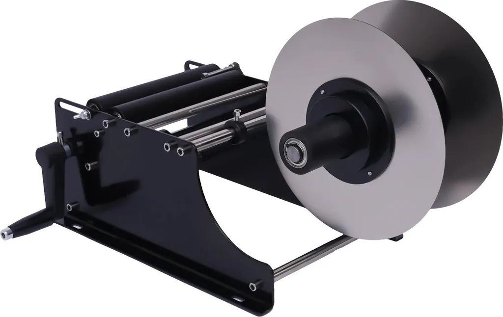Machine à étiqueter manuelle MT-30 gris foncé pour flacons et contenants
