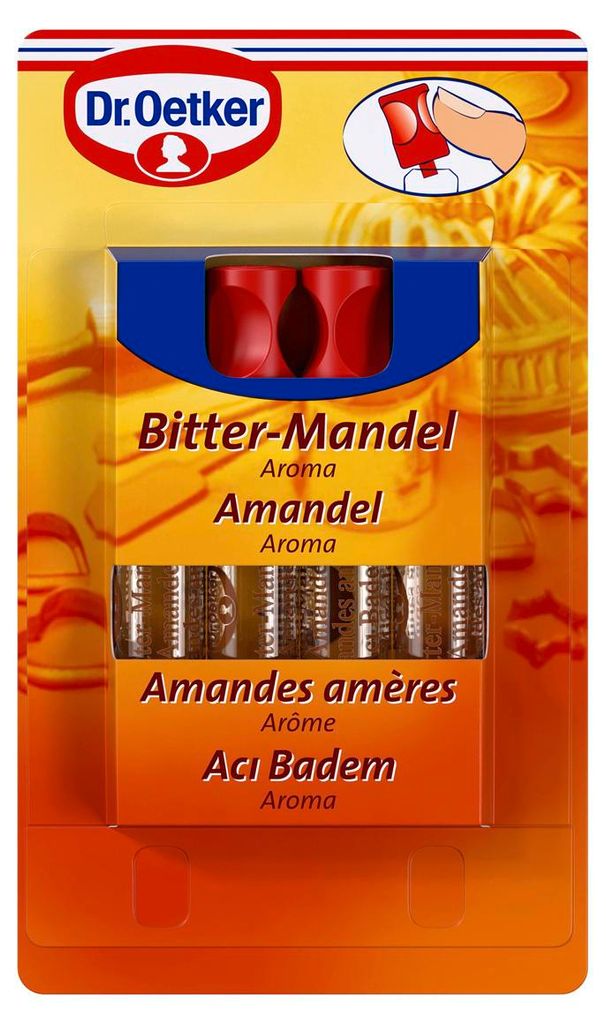 Dr Oetker gusto mandorla amara 4 con pratico tappo 4x8g Immagine del prodotto 