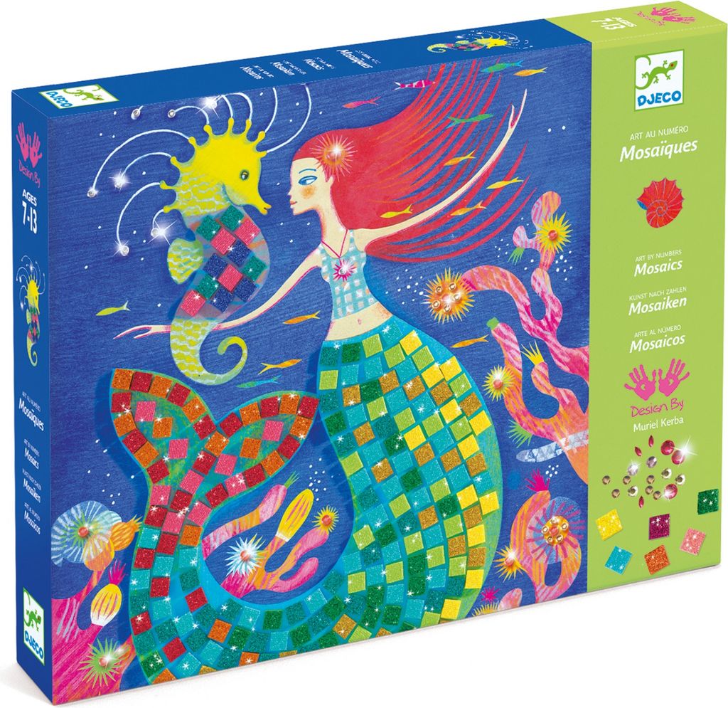 Jeu de mosaïque créatif « Sirènes », Djeco Image du produit 