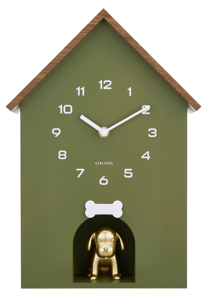 WANDUHR Dog House - Grün - 11,5/26,5/36,5 cm