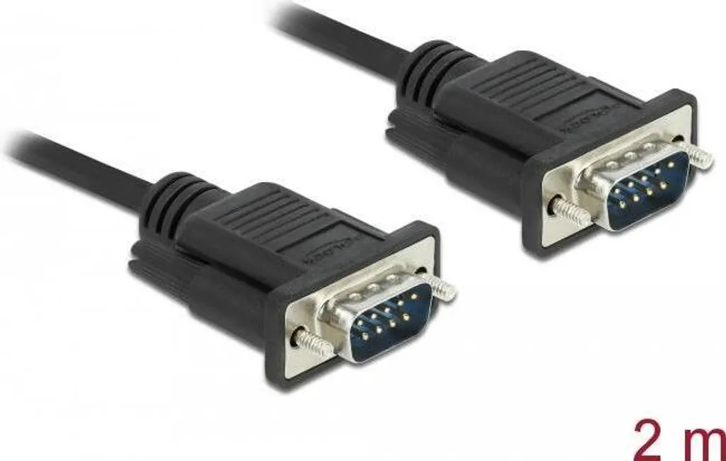 Cavo Seriale RS-232 Delock 2m per Retro Computer e Modem - DB9 M/M - 4