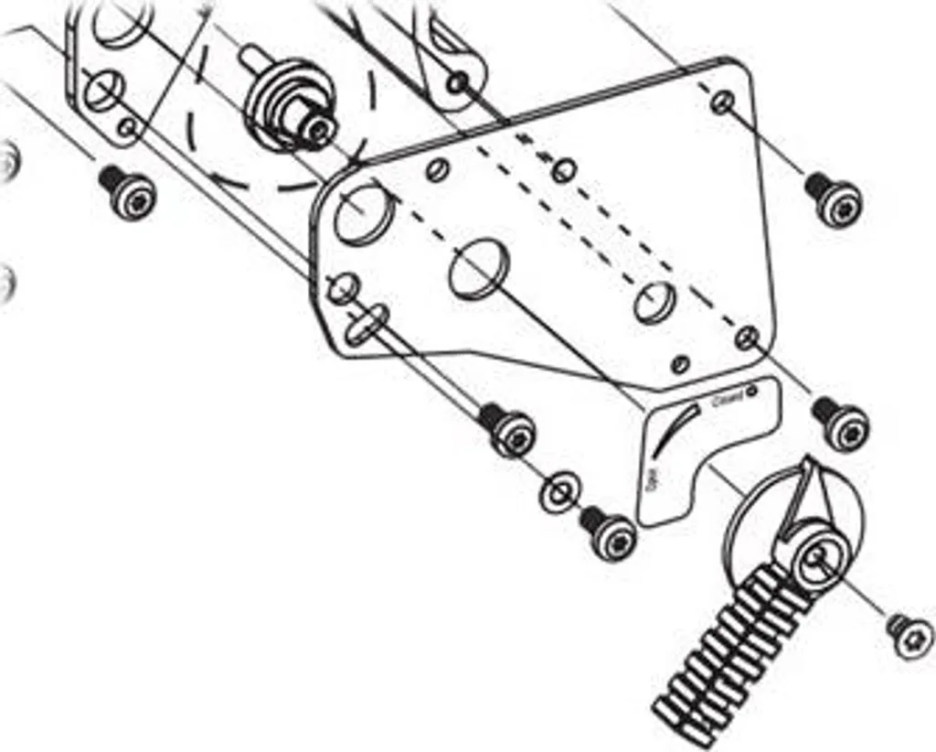 Réparer entraînement étiquettes : Arbre de la manche Intermec 501XP