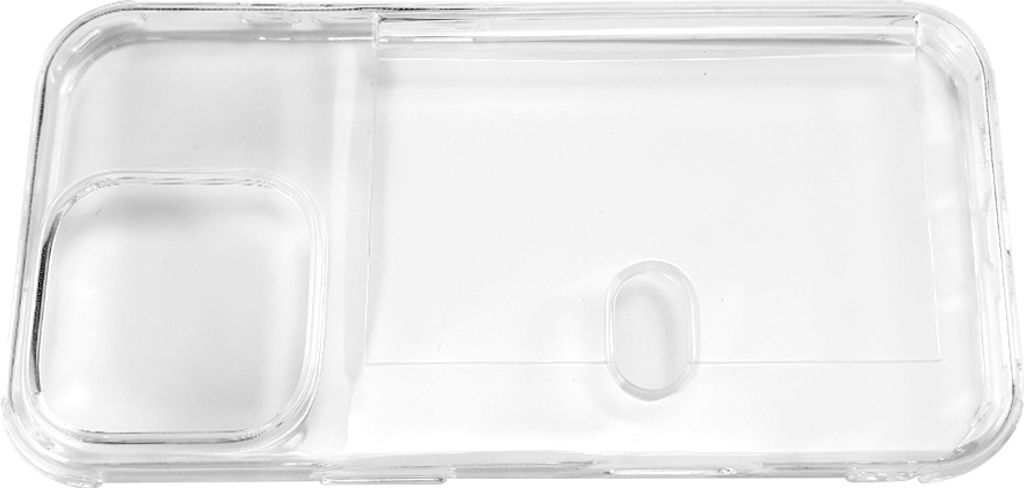 INF Handyhülle mit Kartenfach für iPhone 15 Pro Max - Durchsichtig