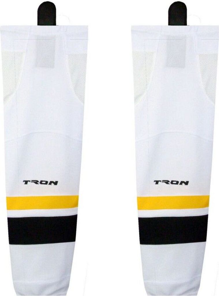 TRONX SK300 Senior Hockeysocken, Pittsburgh Penguins, Weiß, Größe: 30 Zoll