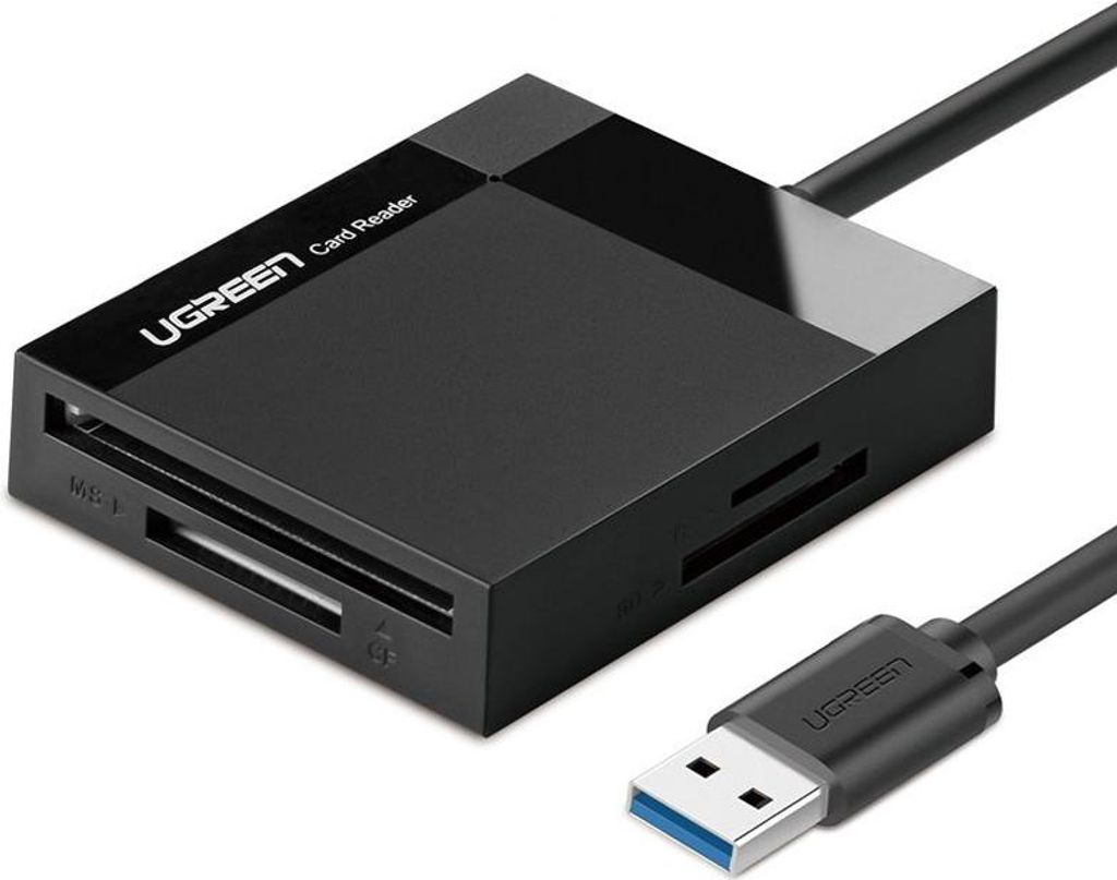 Ugreen CR125, CF, SD, Speicherstick (MS), Schwarz, 5000 Produktbild 