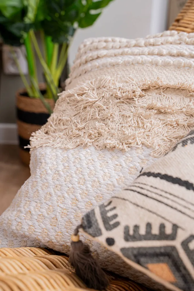 Cuscino decorativo Cot Sand, cotone, boho, 40 x 40 cm - 2