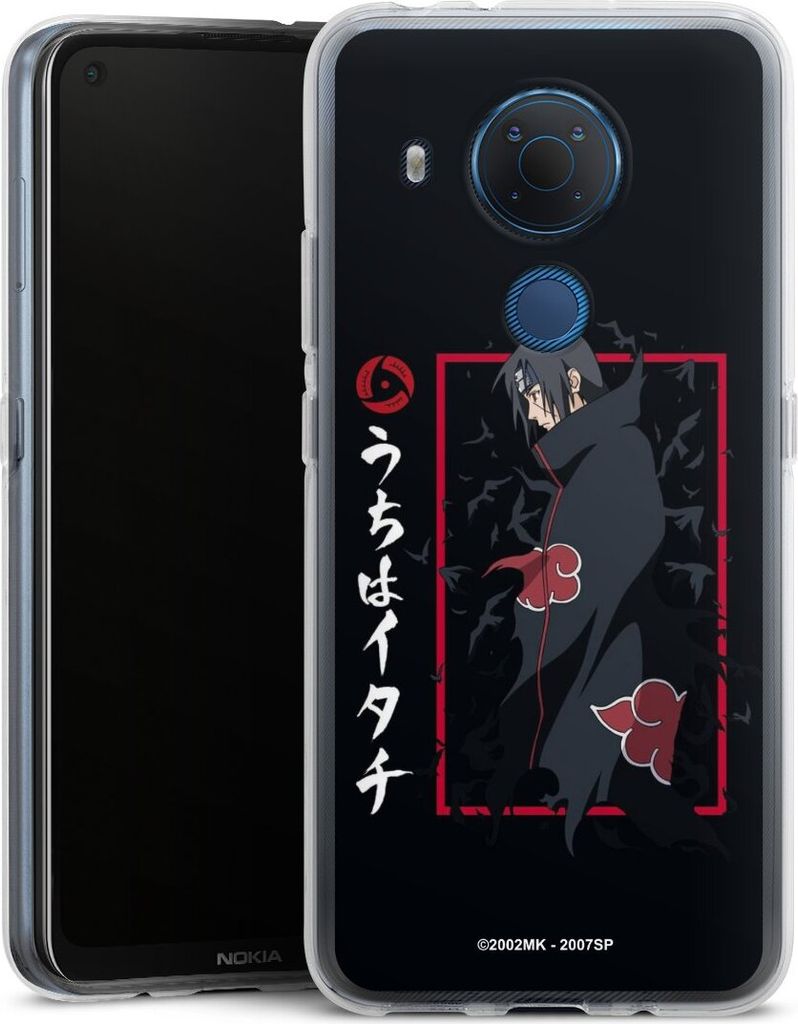 DeinDesign Handyhülle für Nokia 3.4 Silikon Hülle Case Smartphone Schutzhülle Naruto Shippuden Offizielles Lizenzprodukt Itachi Uchiha