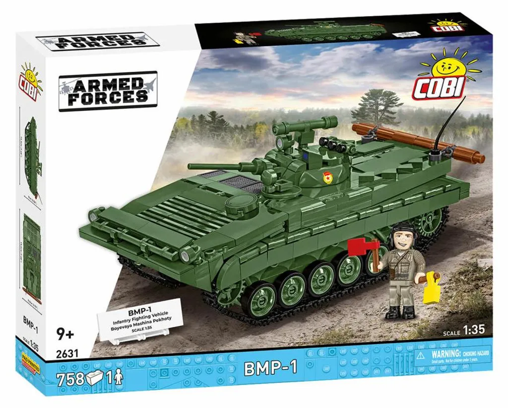 Cobi 2631 BWP-1 DDR/RUS Forces Armées Char Miniature Blocs de Construction
