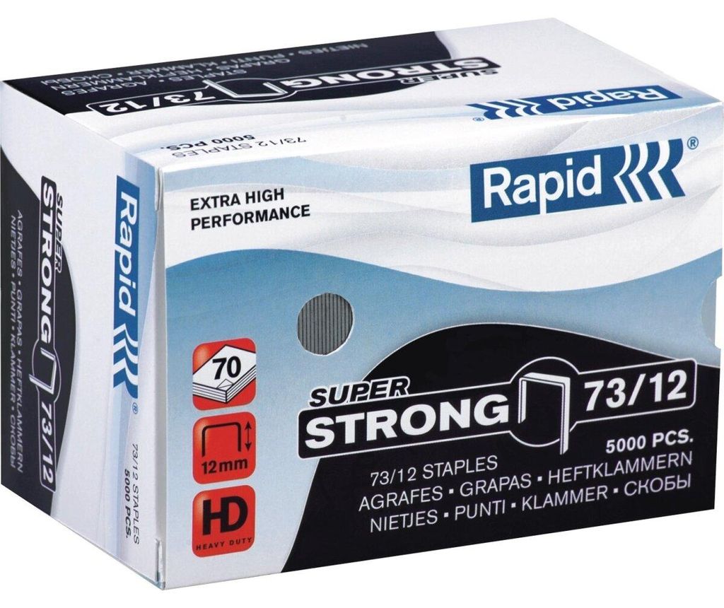 Rapid 73/12 Paquet de 5000 agrafes Image du produit 