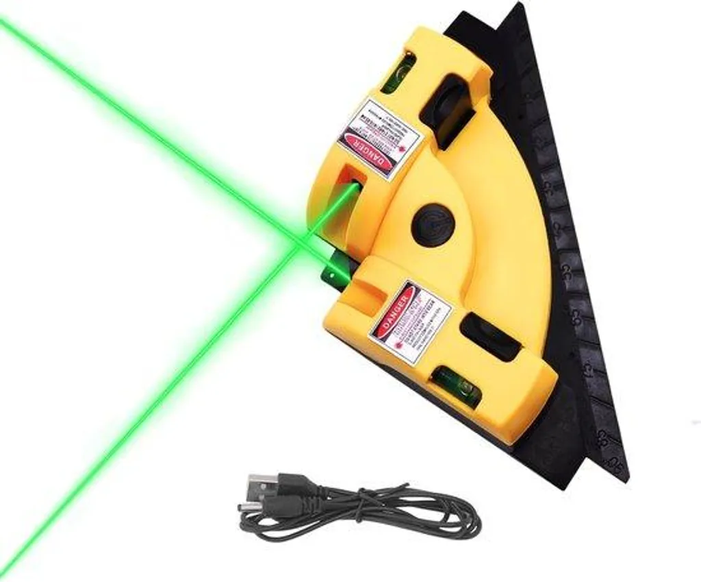 Niveau laser angle 90° : finissez-en avec les sols de travers - Rayon vert