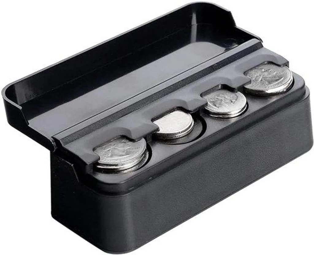 Organiseur de monnaie voiture noir distributeur automatique de pièces