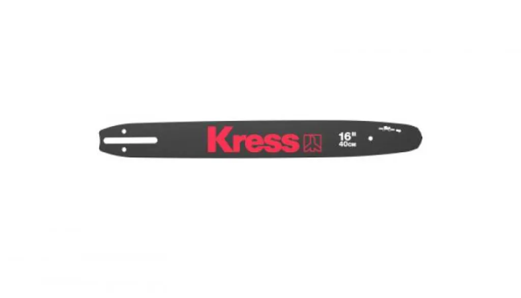 Guide de remplacement 40 cm pour tronçonneuse à batterie Kress
