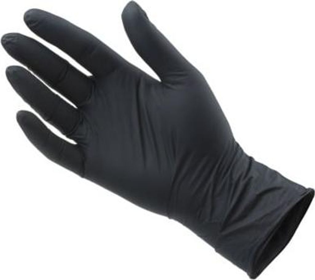 Nitrilhandschuhe schwarz „S” 8 % MwSt.