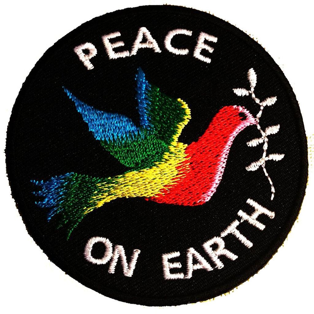 Peace Dove of Peace - nažehľovacia nášivka, nažehľovacia Obrázok produktu 