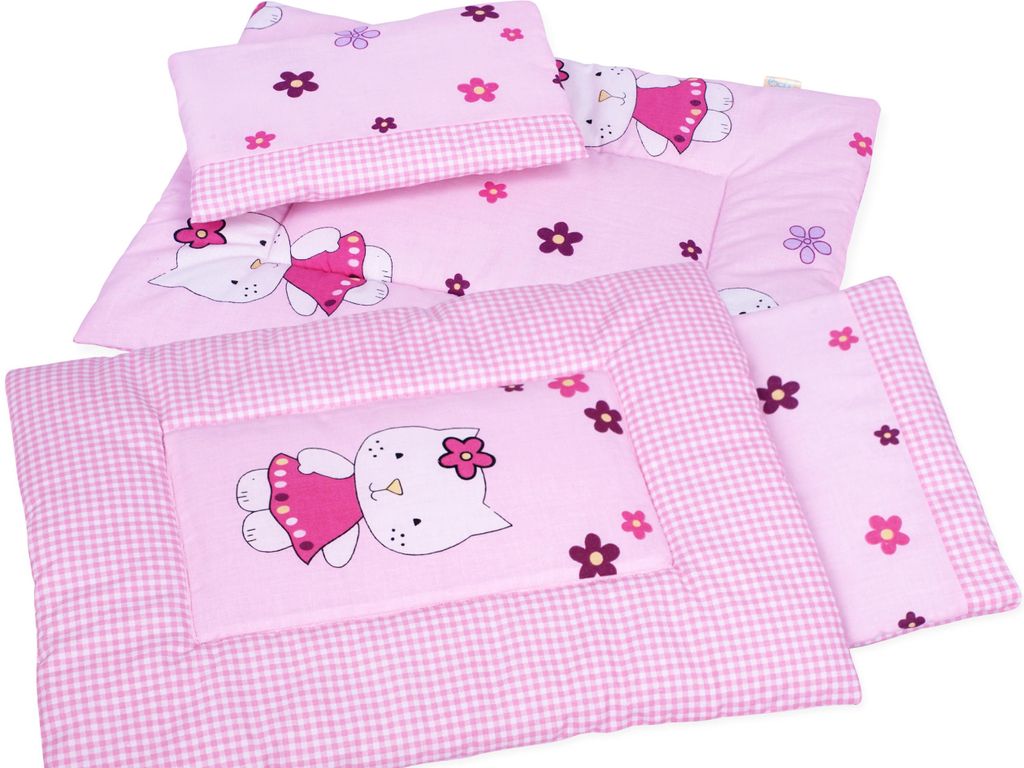 Puppenbettwäsche mit BOBO Puppenbettwäsche-Applikation - Produktbild 