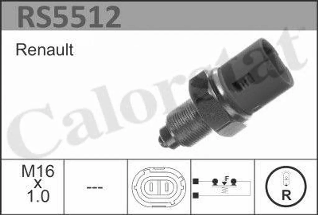 Bulbo Retromarcia Vernet RS5512 Renault 7700778781 Originale