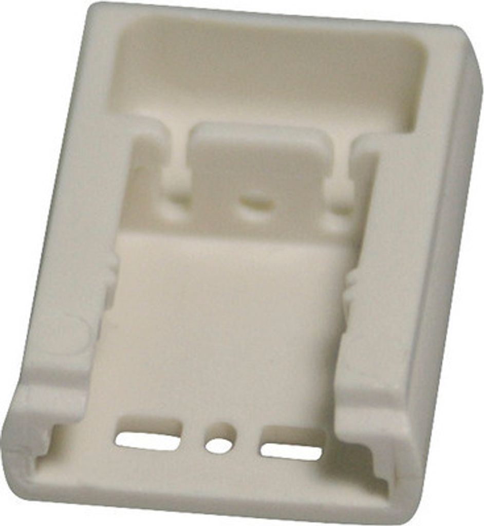 SOLUNA Spannschuh für Plissée nach Maß aus Kunststoff beige