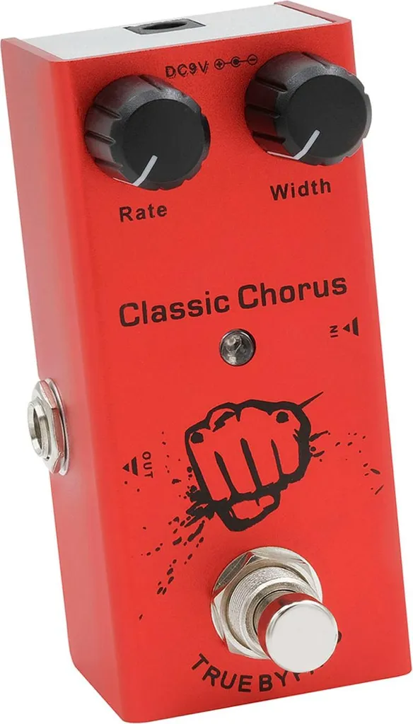 Pédale Chorus IRIN EF-05 Rouge Portable avec Système True Bypass