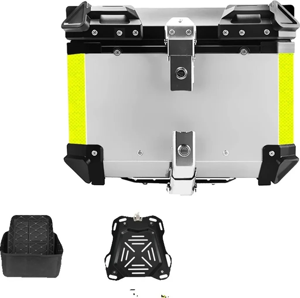 Coffre moto 45L anti-vol et étanche pour protéger votre casque de la pluie