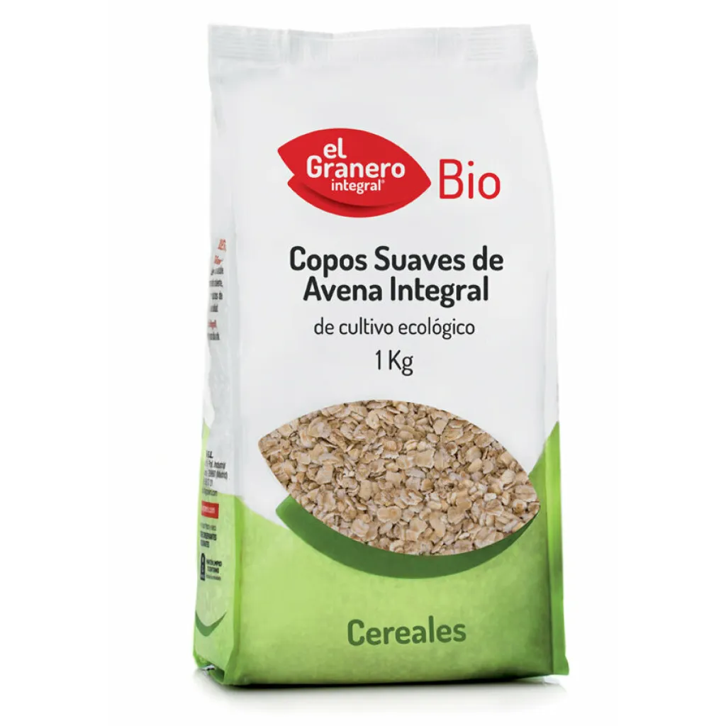 Fiocchi d'avena morbidi integrali biologici Granero 1 Kg