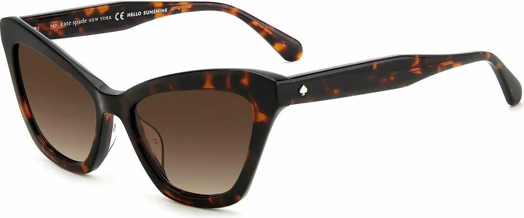 Lunettes de soleil Kate Spade pour femme protection UV chic Havana