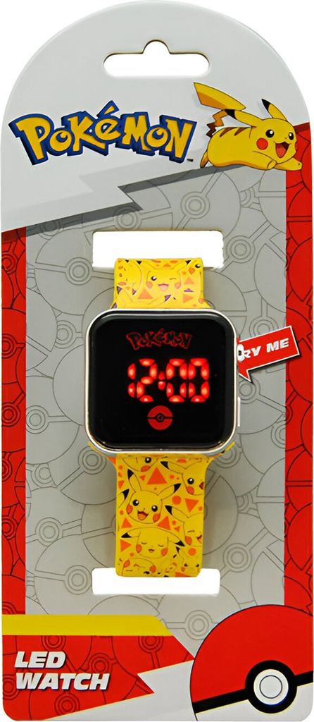 Pokémon LED hodinky Pikachu dizajn pre deti náramkové Obrázok produktu 