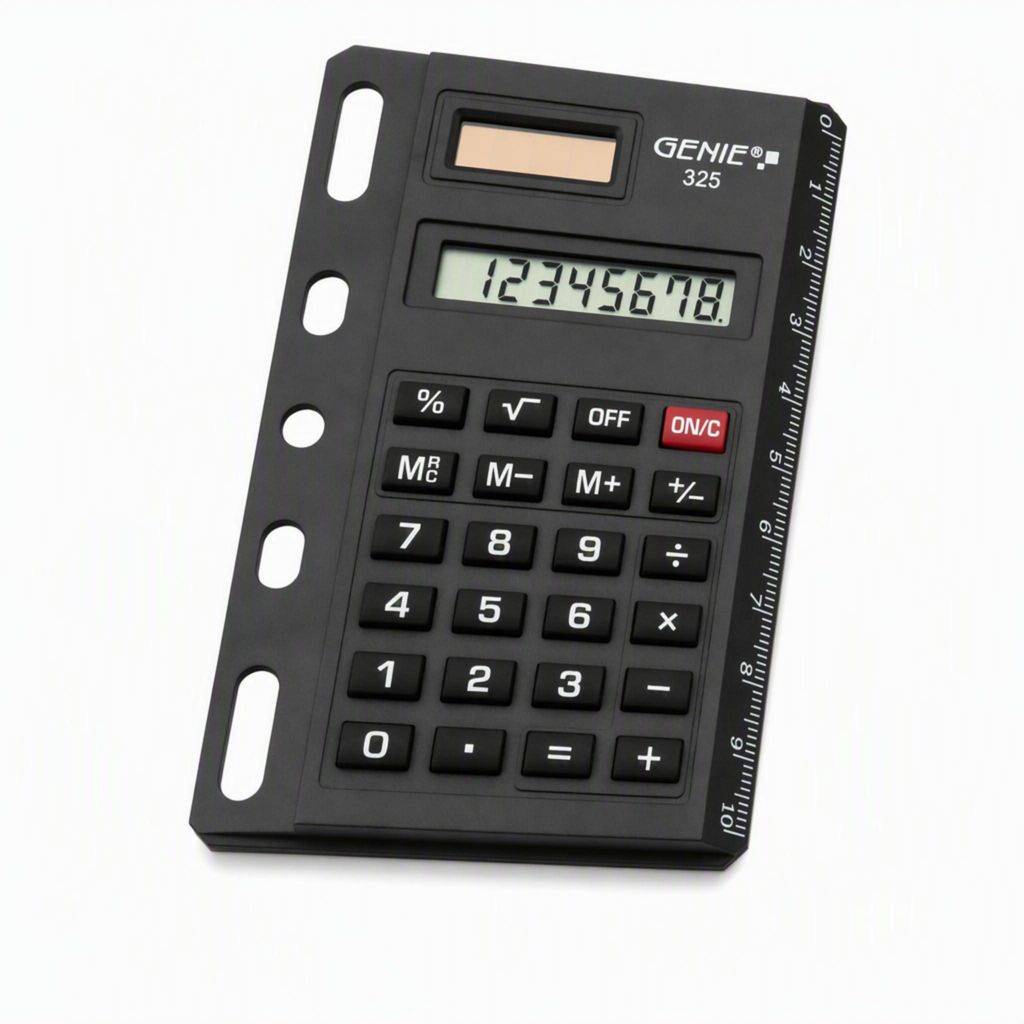 Genie 325 calculator Pocket Basic Black Image du produit 