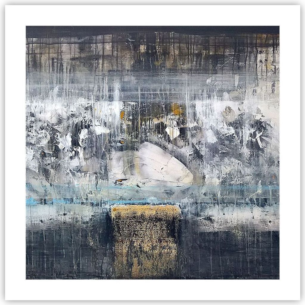 Poster - Poster ohne Rahmen - Abstraktion modern - 50x50 cm - Wand Bild - Wanddeko - Wandbilder - Kunstposter - Wandposter - Bilder - Kunstdruck - ...