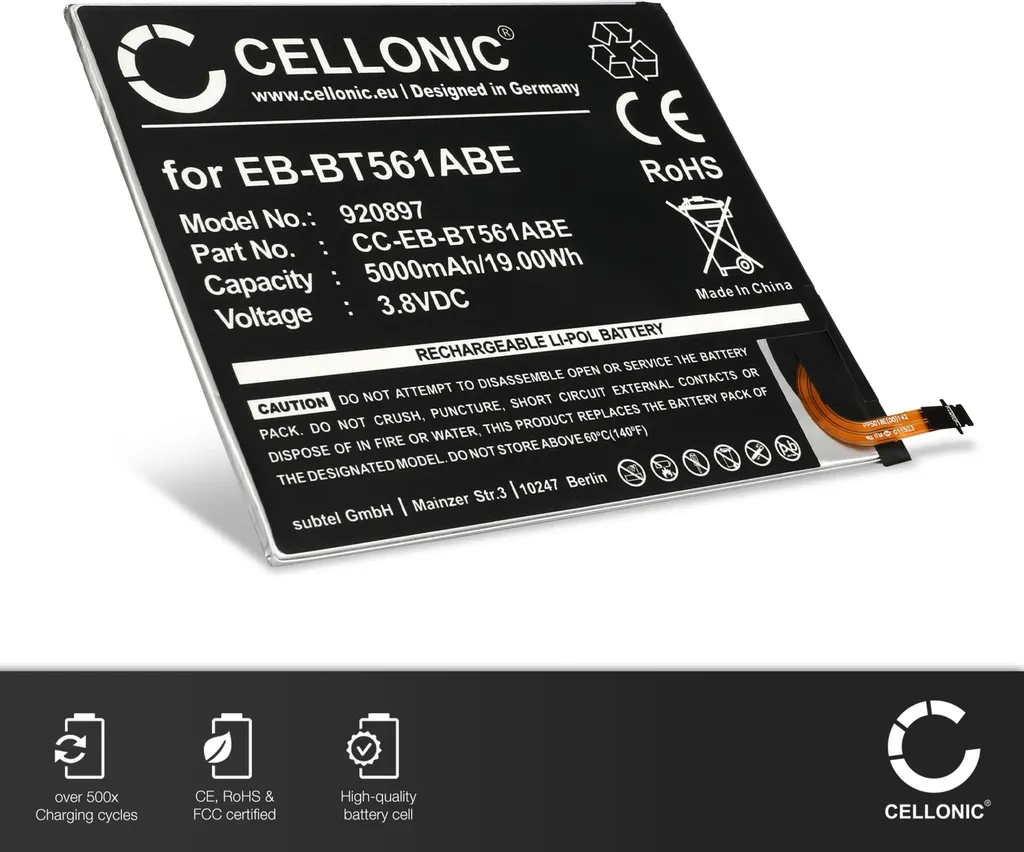 Batterie Tablette Samsung SM-T560 Galaxy Tab E 9.6 pour retrouver l'usage