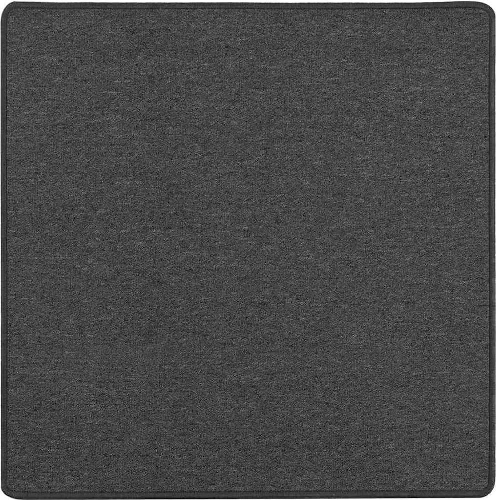 vidaXL Tapis de sol gris foncé 100 x 100 cm 100% Image du produit 