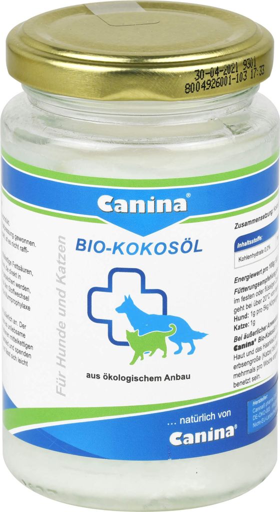 Canina Pharma Huile de noix de coco 200ml Image du produit 