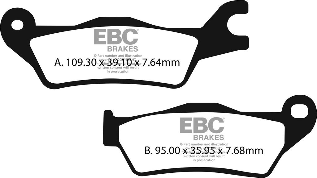 FA715 EBC Blackstuff Bremsbeläge