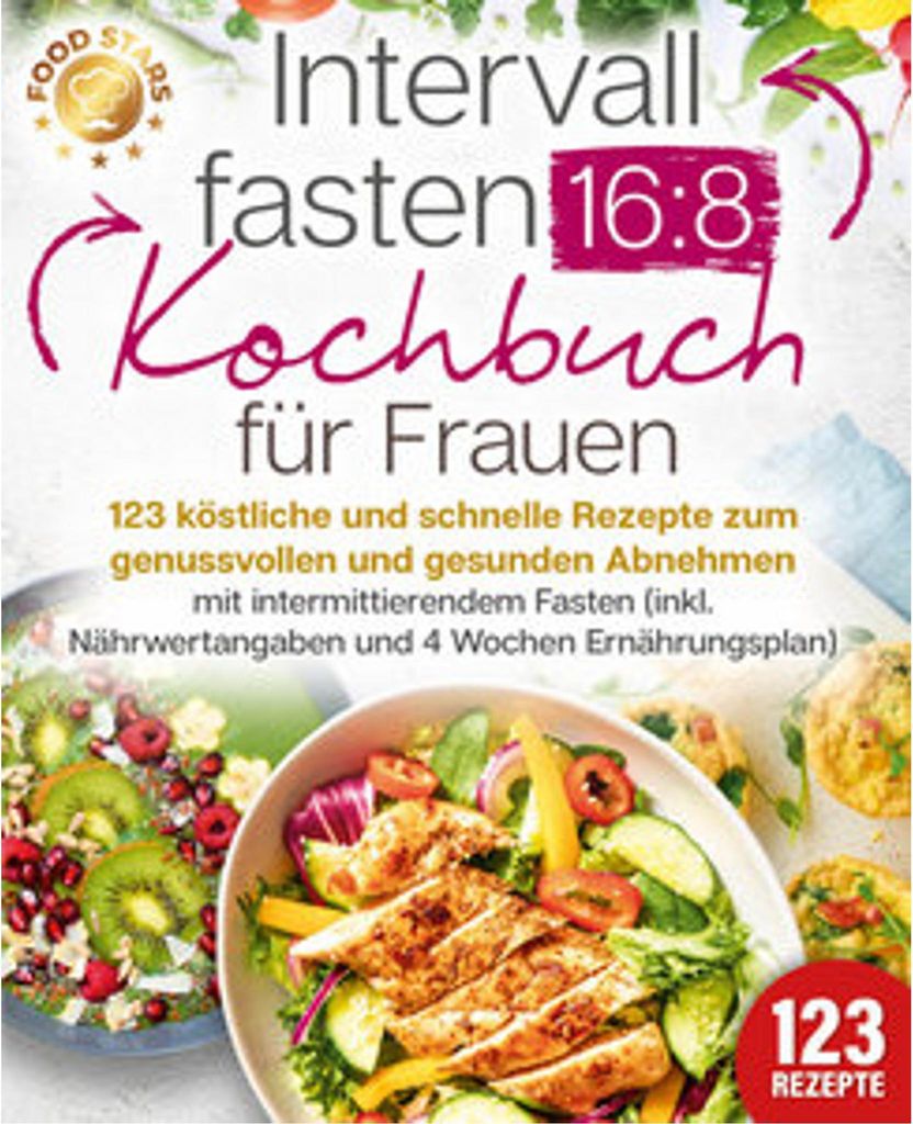 Intervallfasten 16:8 Kochbuch für Frauen: 123 köstliche und Image du produit 