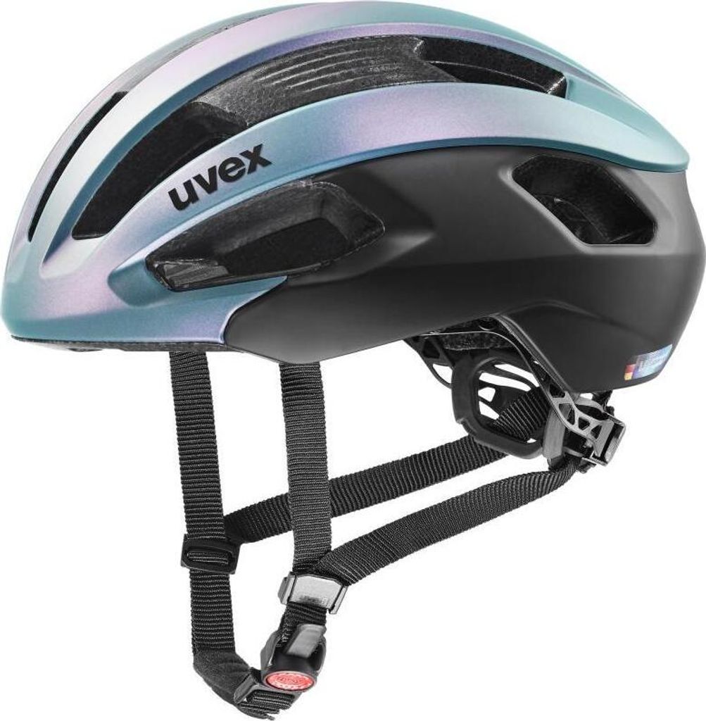 Helm Uvex Rise CC Straße flip flop-schwarz matt größe 52-56 cm S41.0.090.0915