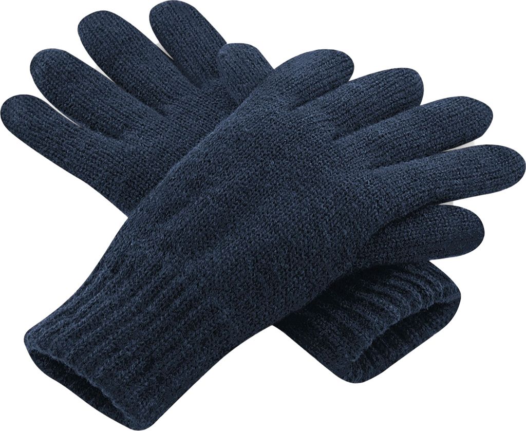 Beechfield - Herren/Damen Uni Handschuhe "Classic", Thinsulate BC5282 (S-M) (Dunkelblau)