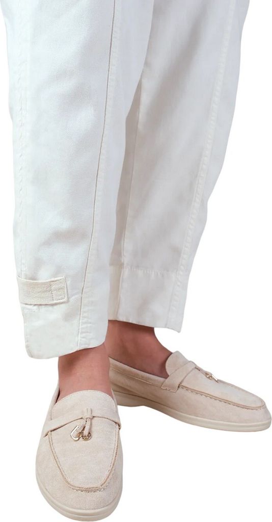 Where ́s That From - Damen Halbschuhe "Pegasus", Anhänger, WildKunstleder WM512 (40 EU Weit) (Beige)