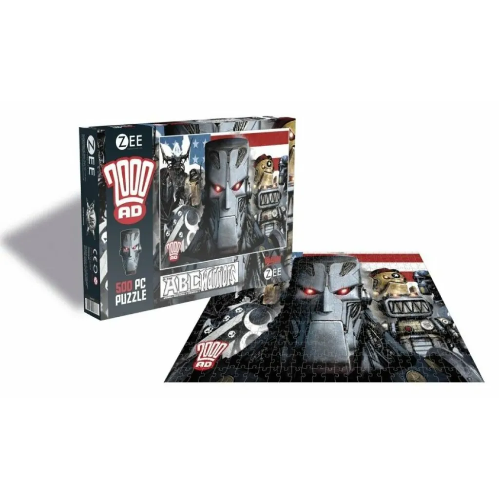 Puzzle 500 pièces A.B.C. Warriors 2000 AD avec impression haute qualité