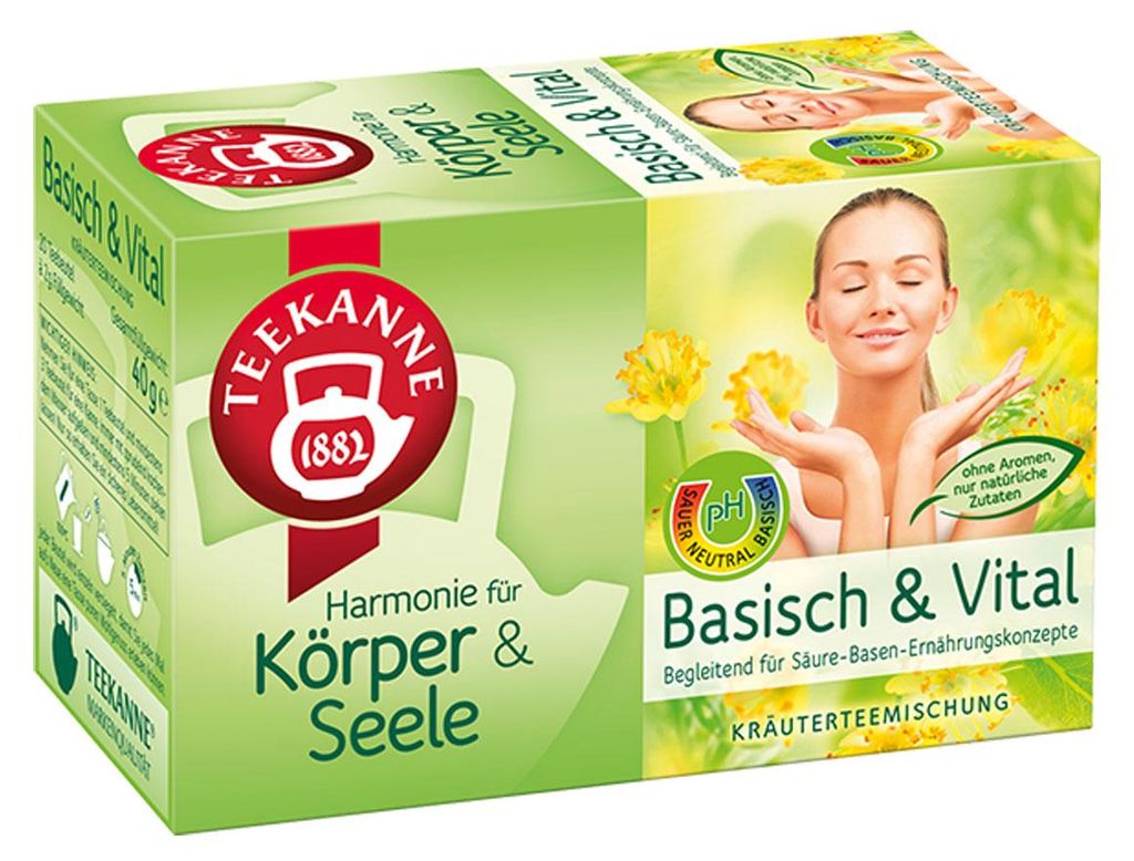 Teekanne - Basisch & Vital 20 Beutel Produktbild 