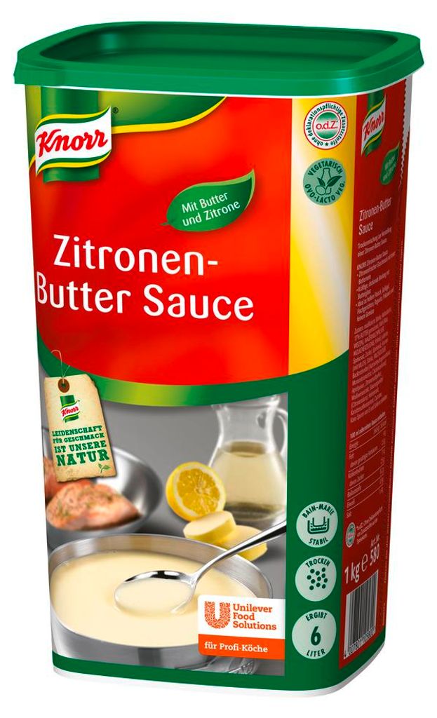 Verpackungsbild Knorr Zitronen Butter Sauce Trockenmischung zur Zubereitung 1000ml