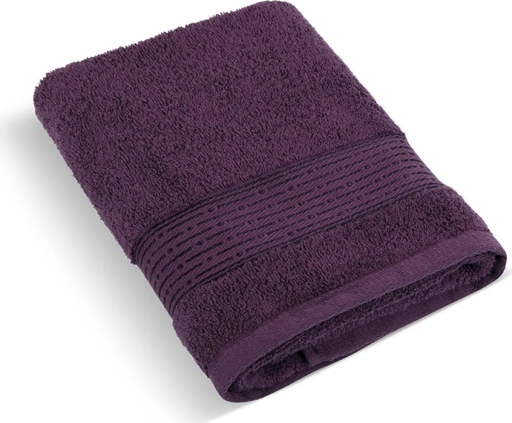 Asciugamano Sport 70x140 Righe Bordeaux 450g - Resistente e Assorbente