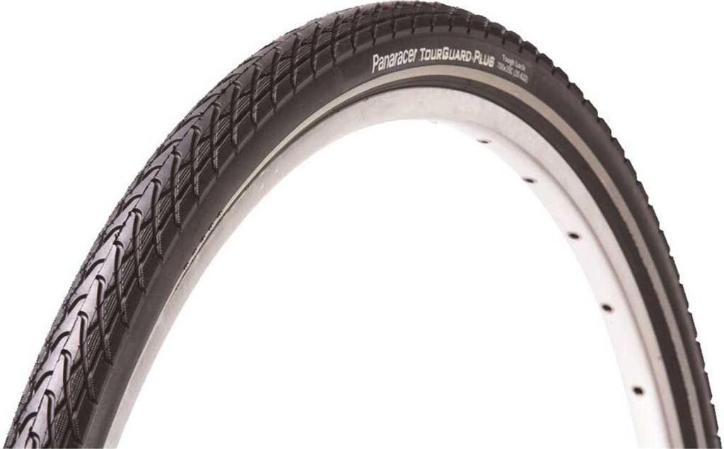 Panaracer Tour Guard Plus 700c X 42 Steifer Urbanreifen Schwarz 700C x 42 Schwarz 700C x 42
